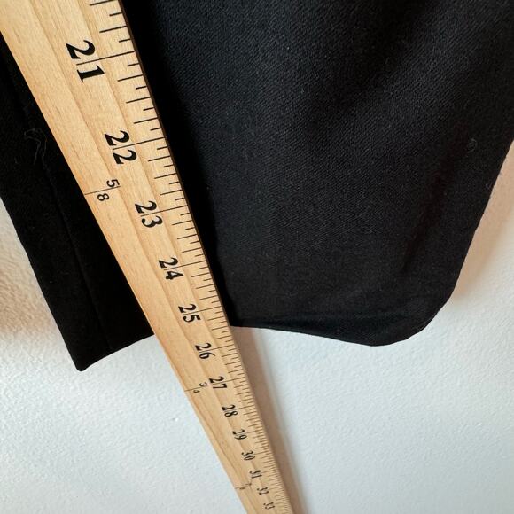 Piazza Sempione Quiet Luxury Monia Black Virgin Wool Pant IT 38 US 2 Preppy - Picture 9 of 11